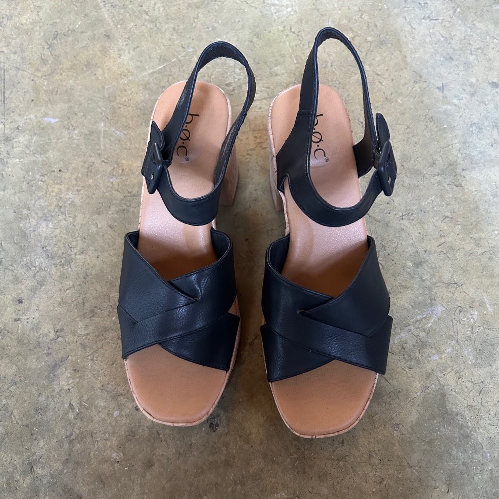 Block platform sandals - Picture 2 of 5